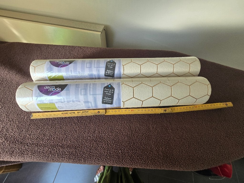 2 rollen behangpapier, Ophalen, Nieuw