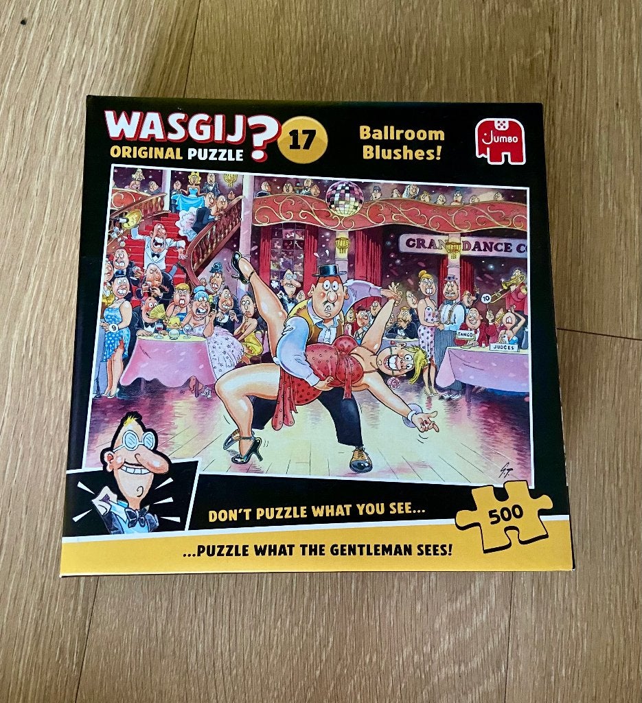 Superleuke Nieuwe  puzzel Wasgij 500 stuks Ballroom Blushes, Ophalen of Verzenden, 500 t/m 1500 stukjes, Nieuw, Legpuzzel