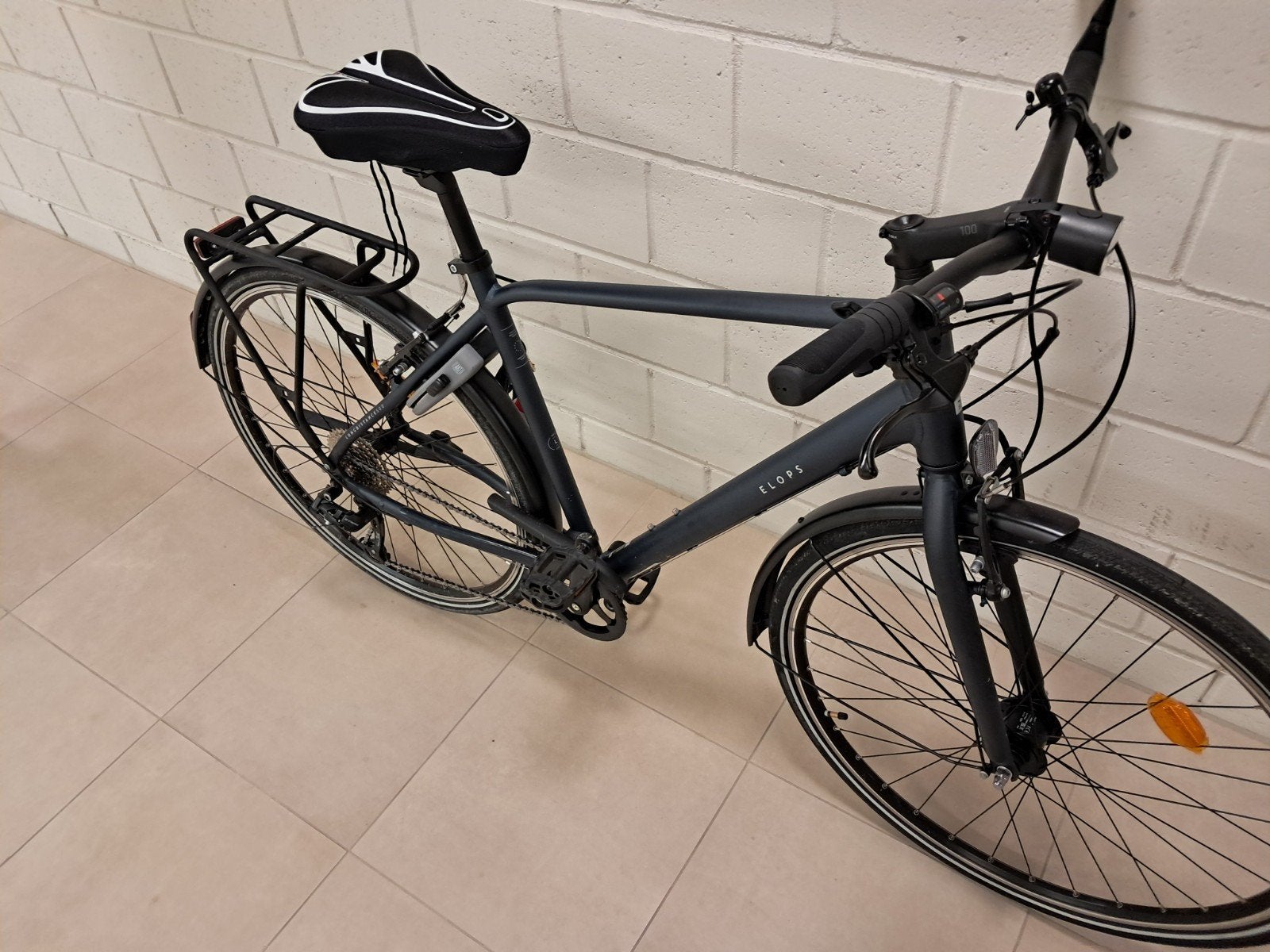 Herenfiets Elops500, Fietsen en Brommers, Fietsen | Heren | Herenfietsen, 53 tot 57 cm, Ophalen, Zo goed als nieuw, Overige merken