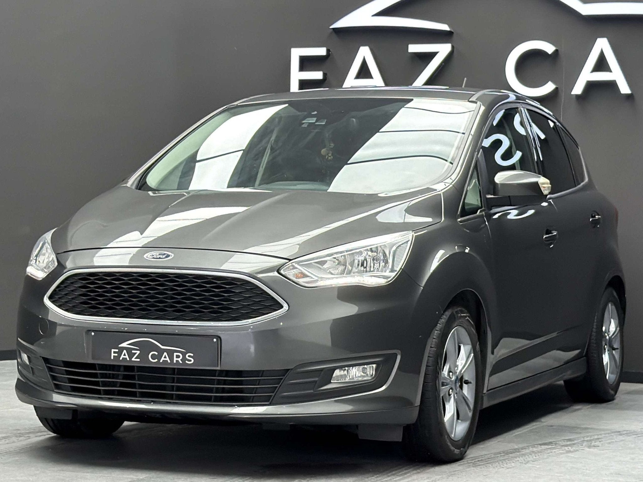 Ford C-MAX 1.0 EcoBoost Titanium * 1ER PROP + GPS + GARANTIE, Autos, Argent ou Gris, Achat, 998 cm³, Entreprise