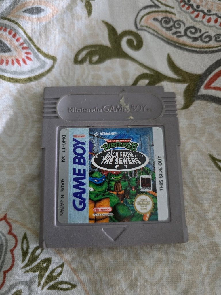 Gameboy teenage mutant ninja turtles II, Collections, Jouets, Enlèvement, Comme neuf