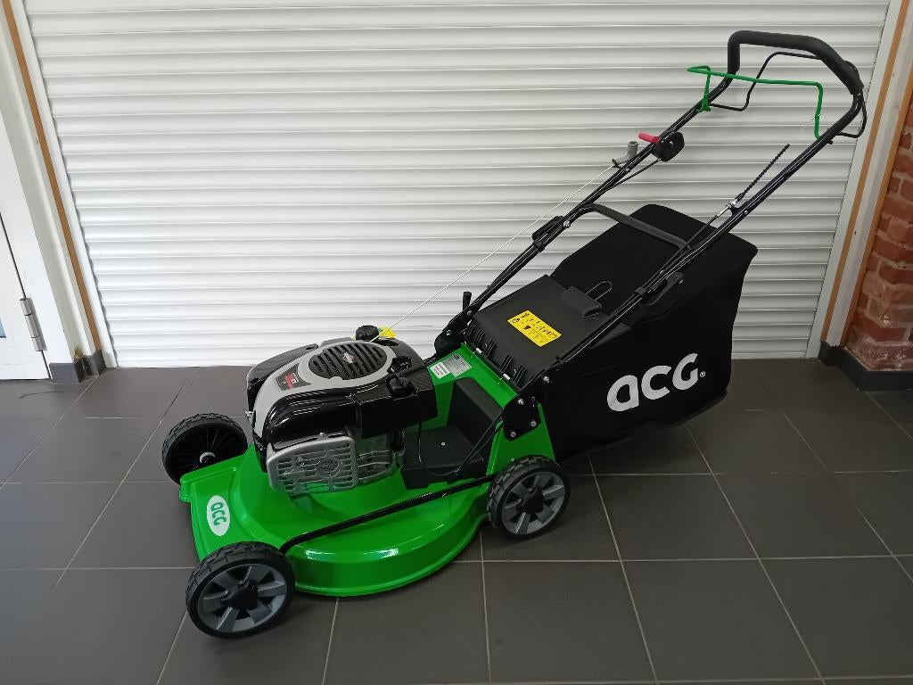 Grasmaaier 56cm alluminium chassis zelftrekker, Ophalen, Cirkelmaaier, Opvangzak, Nieuw