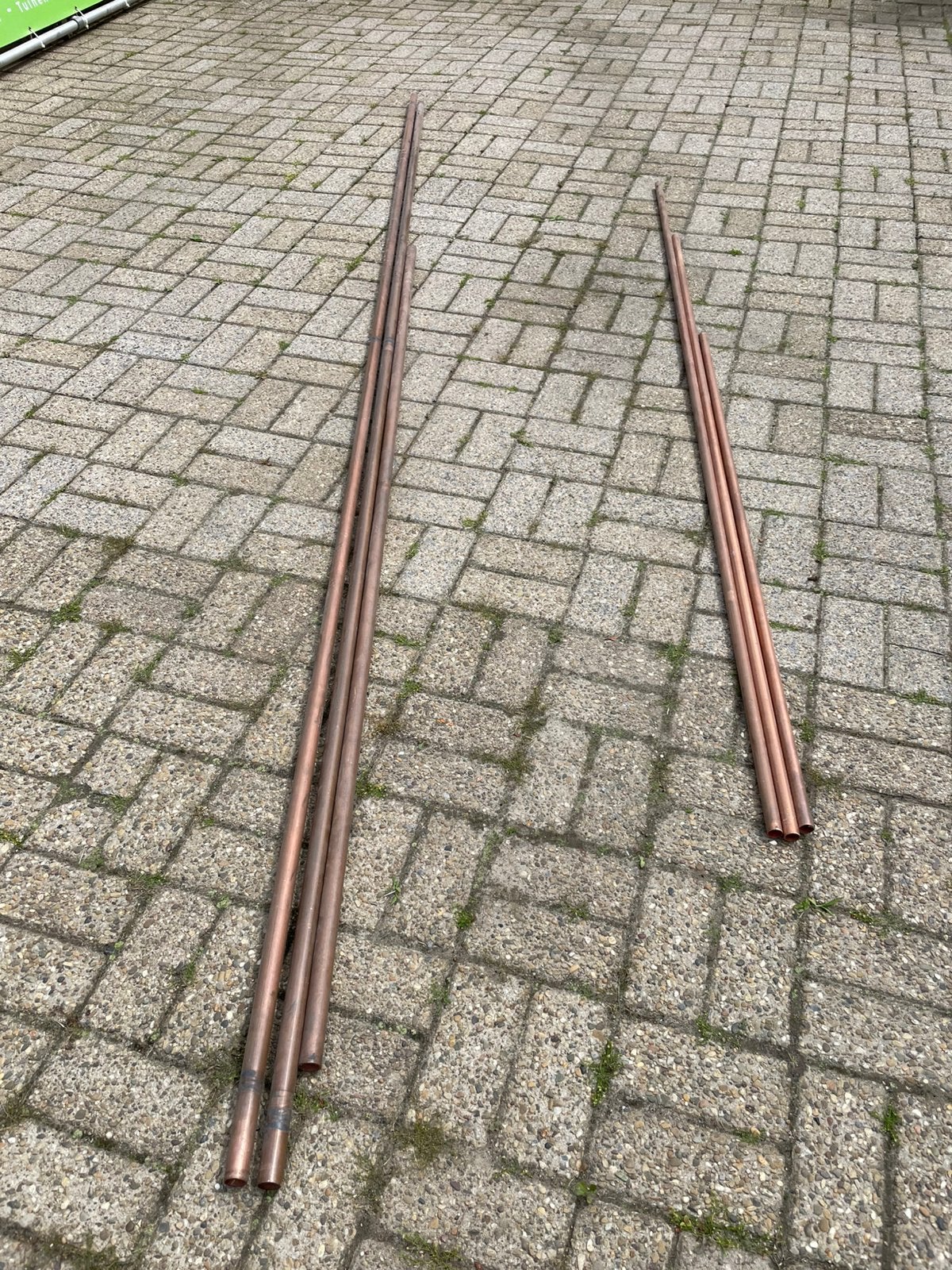 Lot Koperen buizen, Ophalen, Zo goed als nieuw