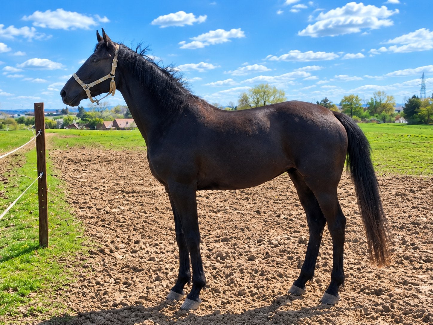3-jarige dressuurmerrie / dressuurpaard, Cheval de dressage, Avec pedigree, 160 à 165 cm, Non dressé