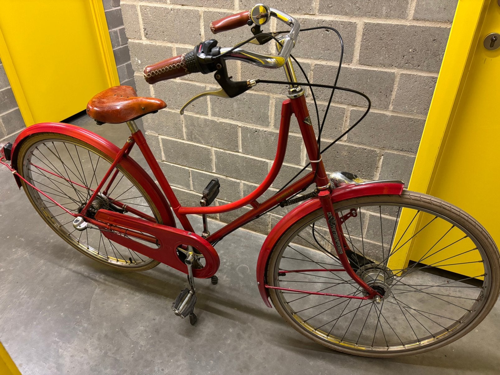 Achielle Alice & Arthur omafiets, Fietsen en Brommers, Gebruikt, Velgrem, 47 tot 50 cm, Ophalen of Verzenden