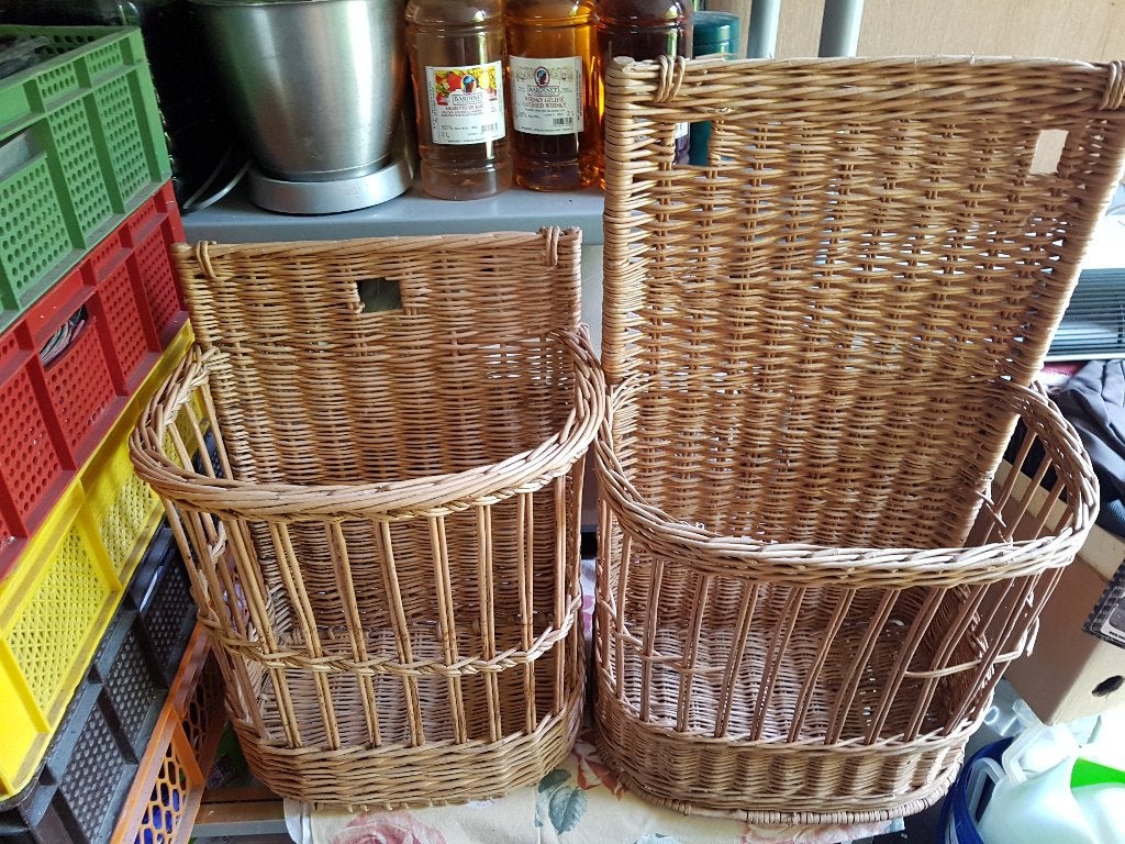 Stokbrood manden riet, Huis en Inrichting, Woonaccessoires | Schalen en Manden, Ophalen, Riet