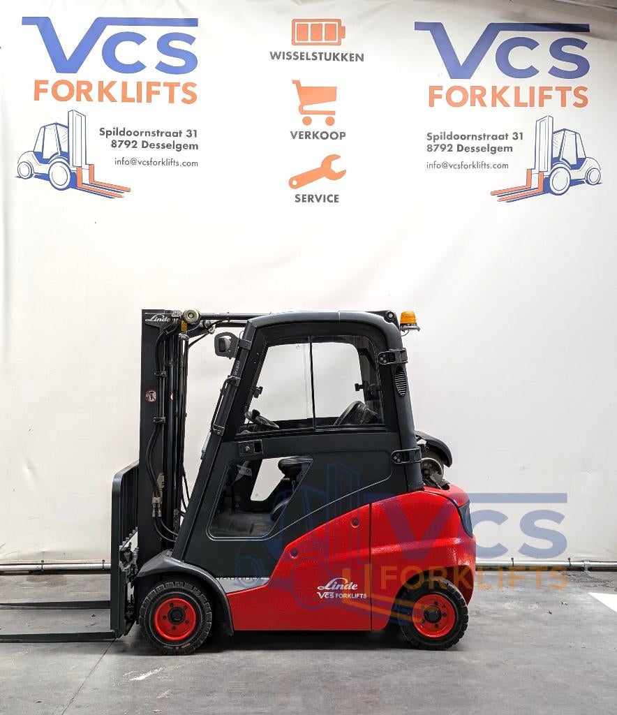 LINDE Heftruck 2.0Ton TRIPLEX 4,65m cabine + chauffage, LINDE, Heftruck, 1000 tot 2000 kg, Ophalen
