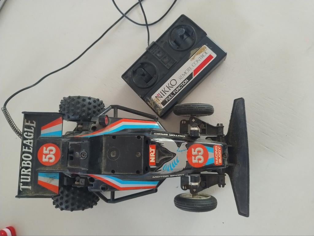 Vintage 1980's Nikko Turbo Eagle Remote Control Racing buggy, Ophalen of Verzenden, Gebruikt, Elektro, Auto offroad