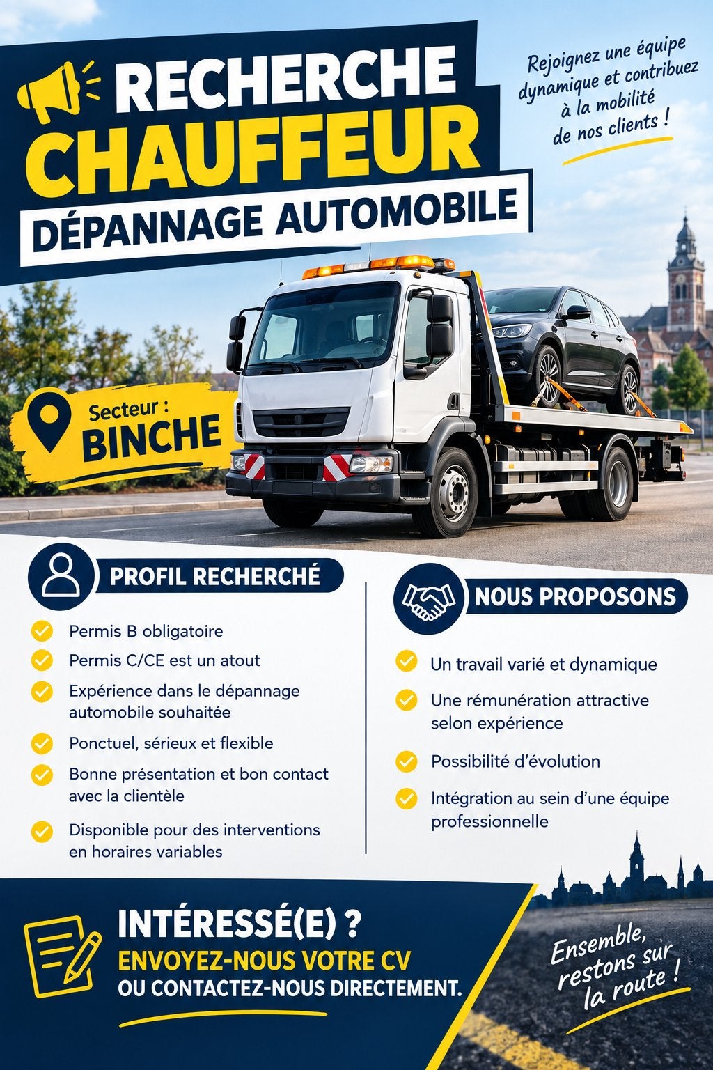 Offres d’emploi Dépanneur, Offres d'emploi