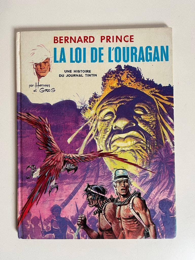 Hermann - Bernard Prince T6 - La Loi de L'Ouragan - 1973, Envoi, Hermann & greg