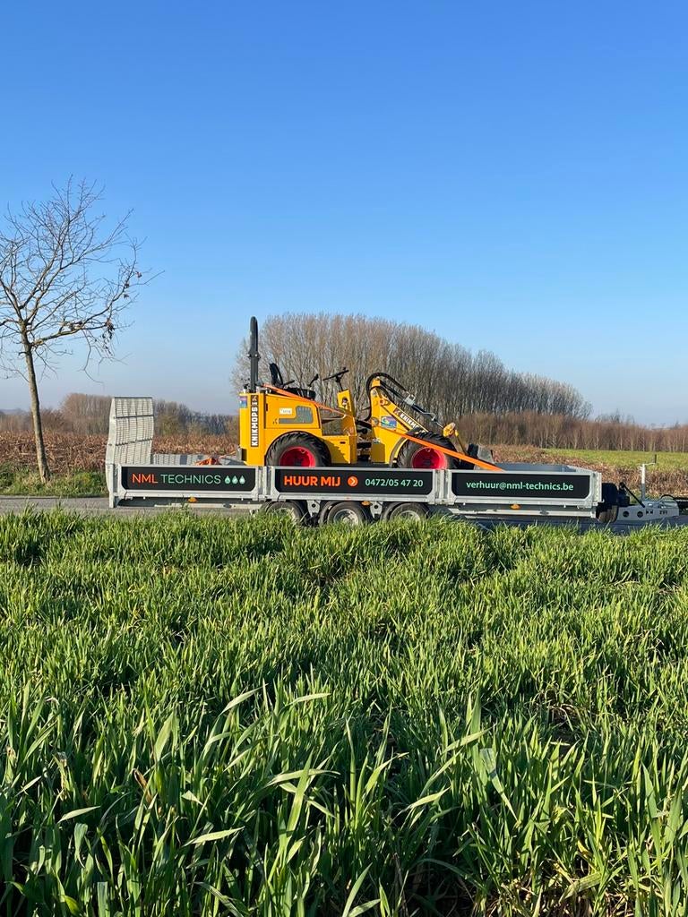 Te huur machinetransporter autotransporter ifor williams, Ophalen, Zo goed als nieuw, Aluminium, Overige typen