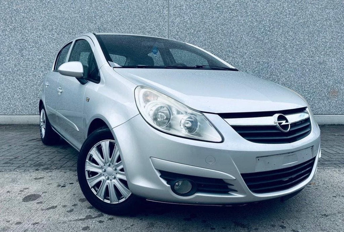 Opel Corsa 1.2-16V 5-DEURS!-AIRCO!-CRUISE!-GEKEURD VR.VRKP!, Auto's, Voorwielaandrijving, Stof, Zwart, 4 cilinders