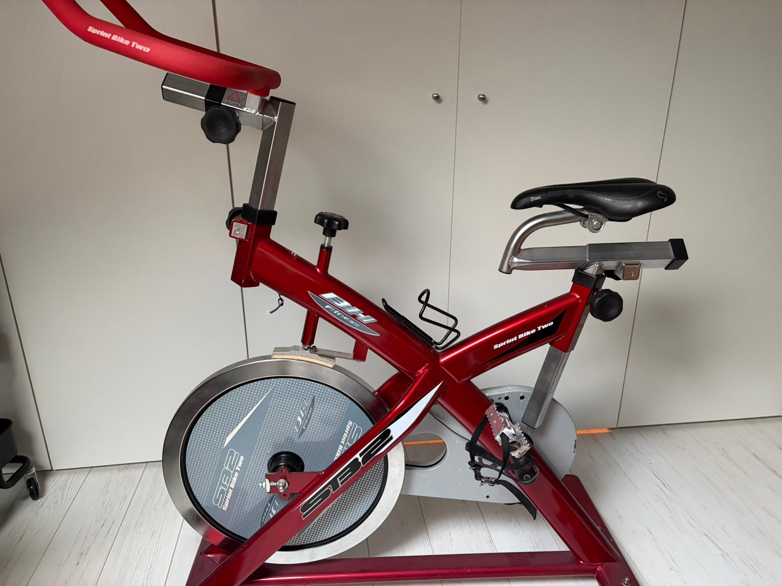 Spinning fiets, Ophalen, Gebruikt, Spinningfiets, Metaal