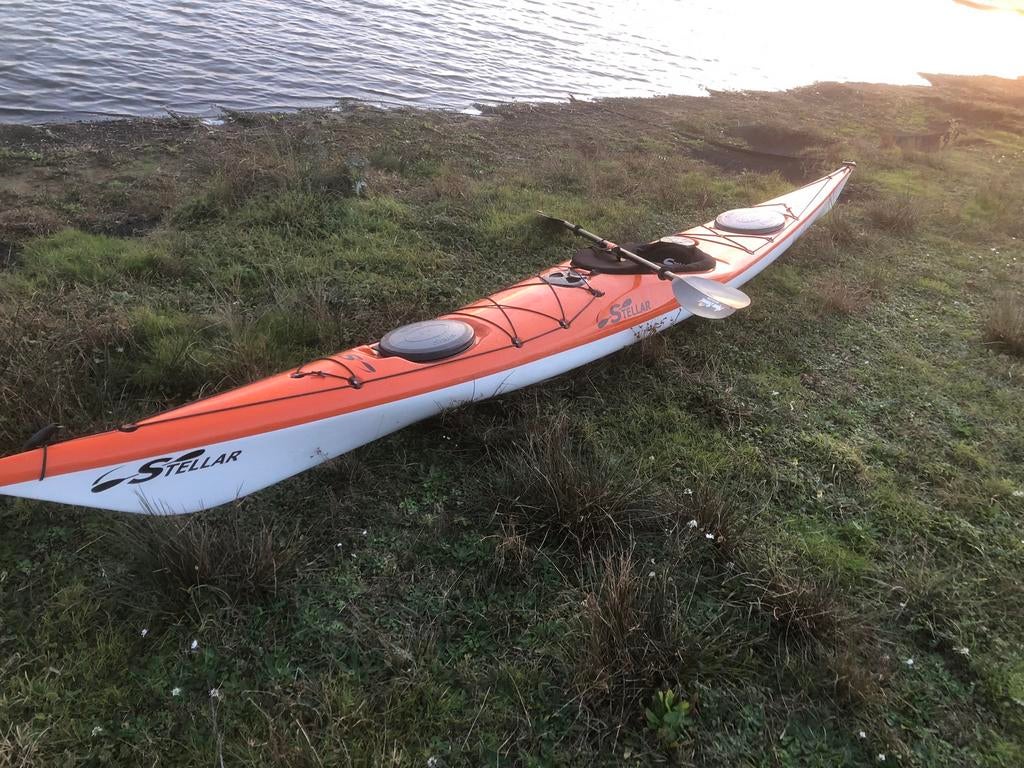 Stellar SI18 premium excel layup--kompas-stabiel-snel, Watersport en Boten, Kano's, Zo goed als nieuw, Kajak, Ophalen of Verzenden