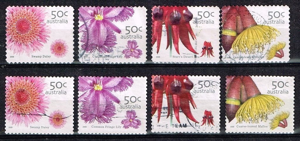 Timbres-poste d'Australie - K 6001 - fleurs sauvages, Timbres & Monnaies, Timbres | Océanie, Envoi, Affranchi