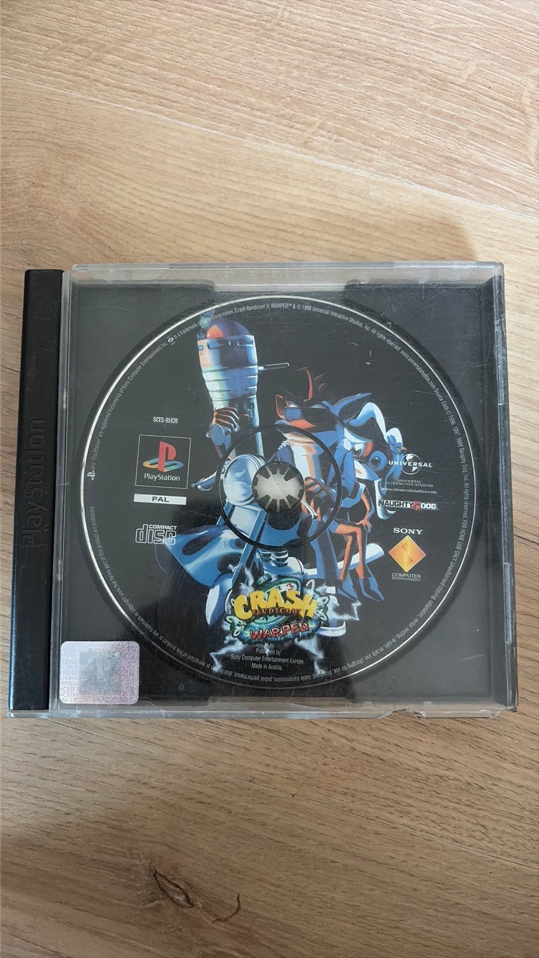 Crash Bandicoot Warped Ps1, Ophalen of Verzenden, Zo goed als nieuw