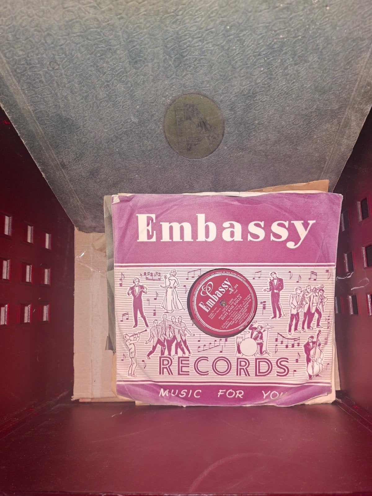 3 bacs de vinyle historique de valeur, Enlèvement, Utilisé