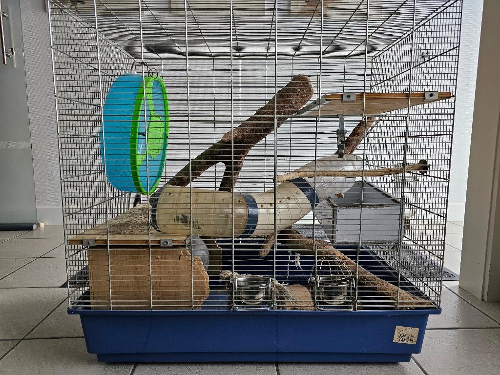 Cage pour rongeurs, Souris, 75 à 110 cm, Cage, Comme neuf