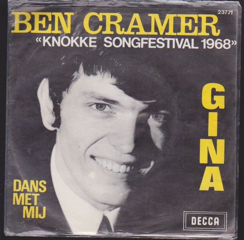 BEN CRAMER / DANS MET MIJ, CD & DVD, 7 inch, Enlèvement, Schlager, Comme neuf