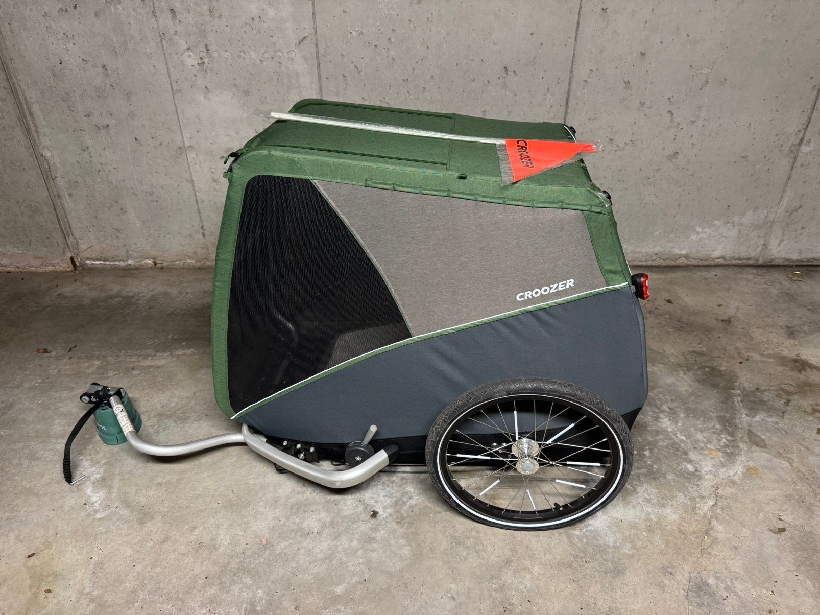 Croozer dog XXL hondenfietskar, Animaux & Accessoires, Accessoires pour chiens, Enlèvement, Comme neuf, Remorque de vélo pour chien