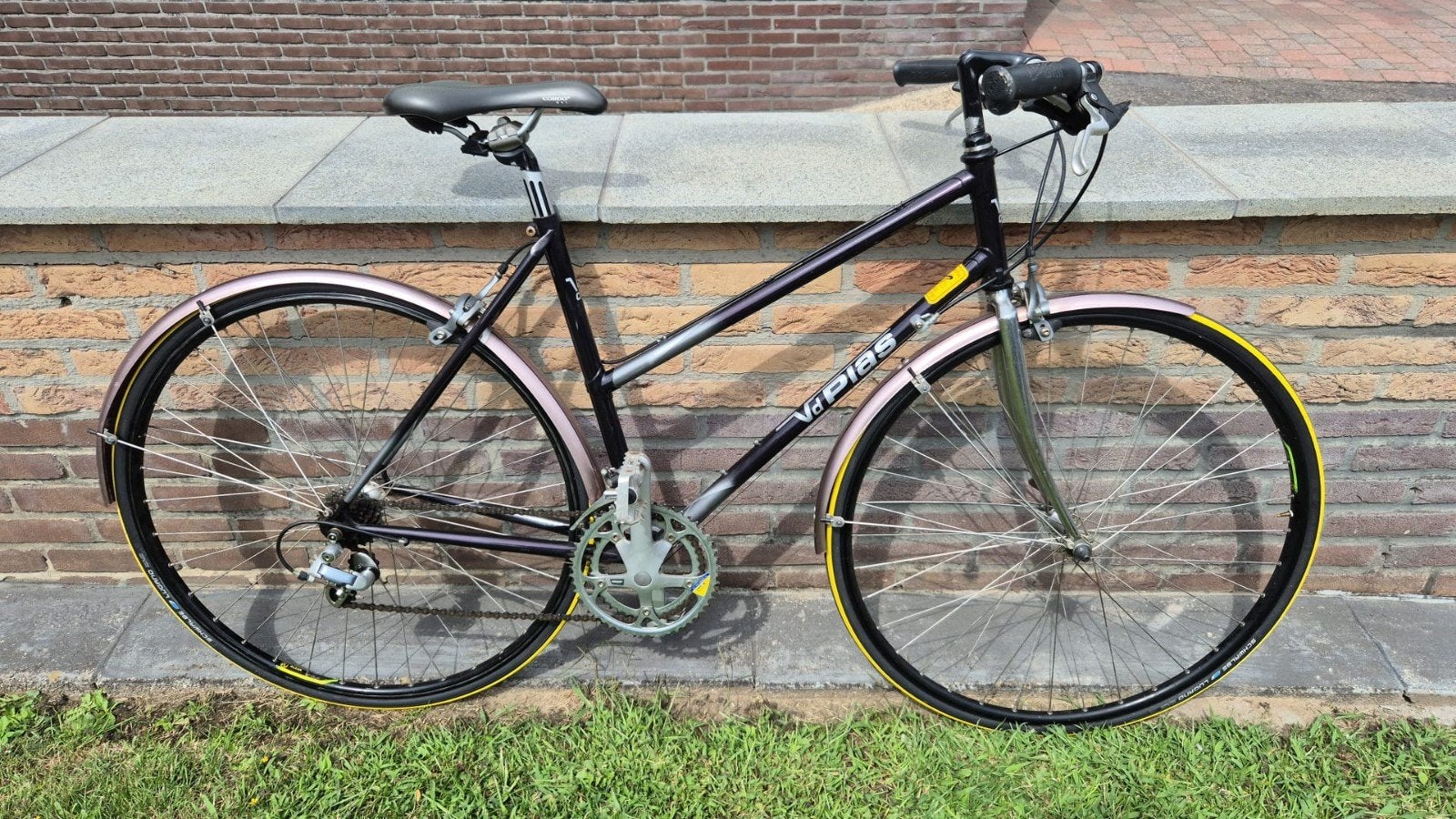 retro dames koersfiets perfecte staat, Fietsen en Brommers, 28 inch, Velgrem, 49 tot 53 cm, Zo goed als nieuw