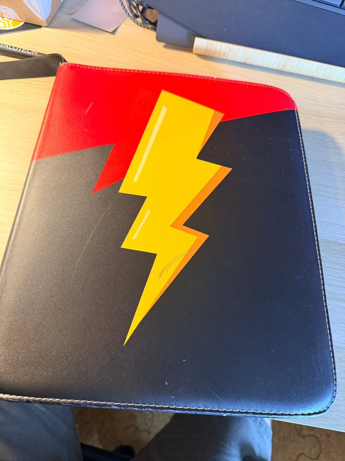 Binder met kaarten in, Ophalen, Gebruikt, Meerdere kaarten