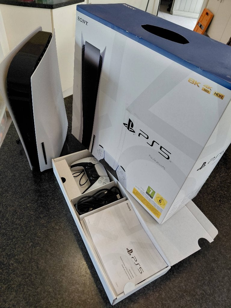 PS 5 (Disc versie), Games en Spelcomputers, Spelcomputers | Sony PlayStation 5, Ophalen of Verzenden, Gebruikt, Playstation 5