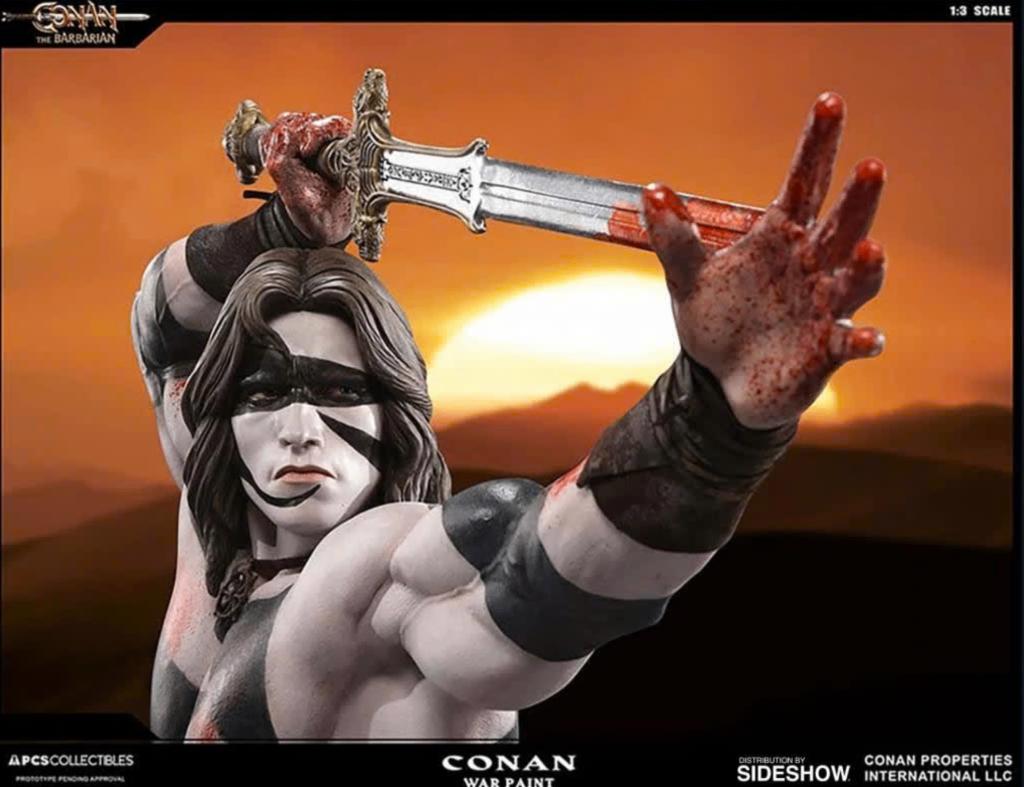 Conan the Barbarian Sideshow 1/3 Arnold Schwarzenegger, Enlèvement, Neuf, Film, Autres types