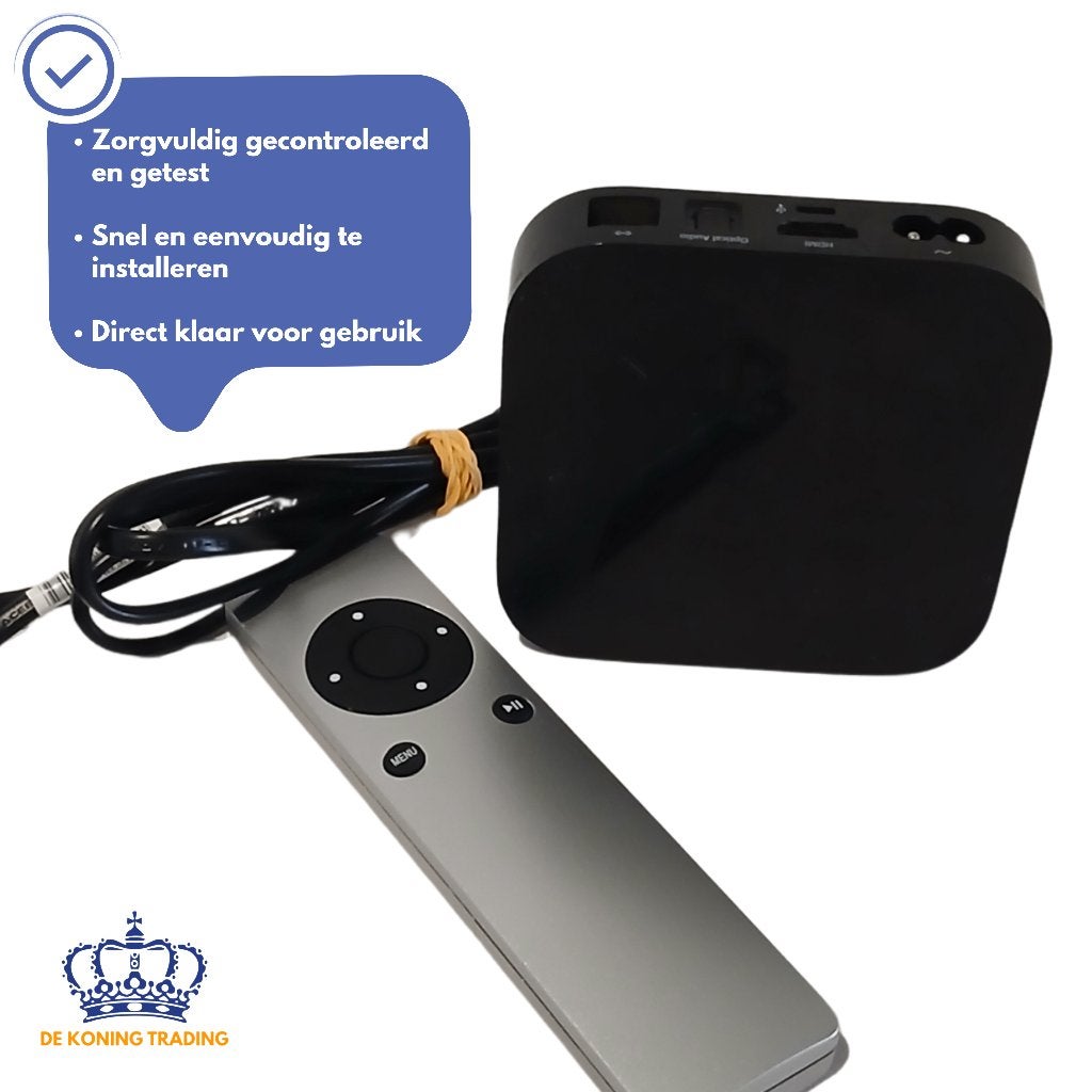 Apple TV A1378 | Apple TV 2 | Media Speler | Apple TV HD, Verzenden, Gebruikt, HDMI, Minder dan 500 GB