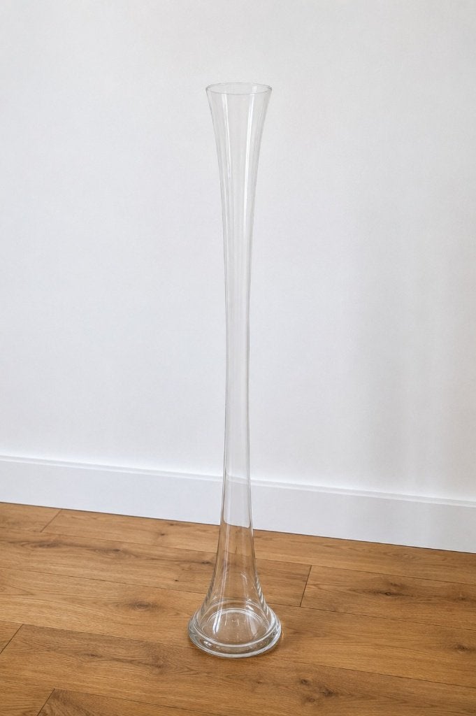 Glazen decoratievaas 120 cm – 11 stuks beschikbaar, Ophalen, Gebruikt, Feestartikel