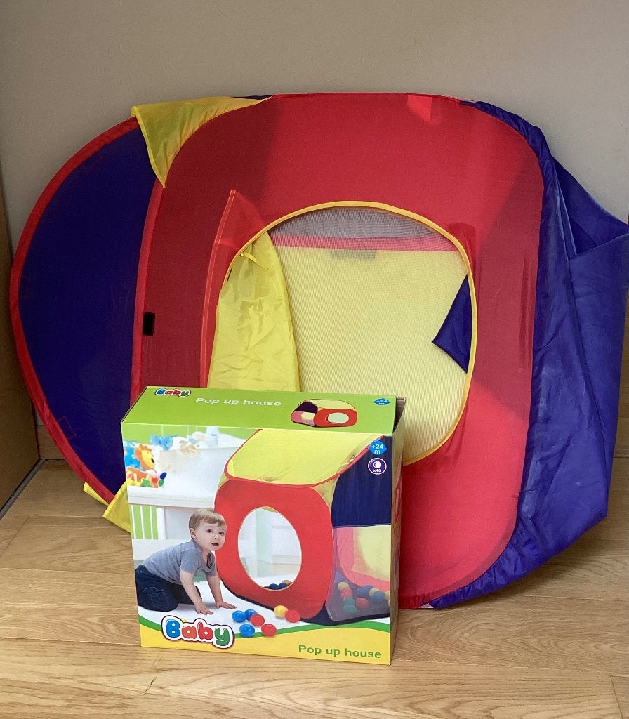 tente de jeu pop-up avec balles KIDUKU, Kinderen en Baby's, Ophalen, Zo goed als nieuw