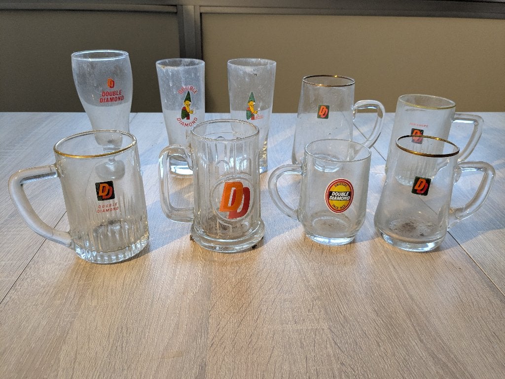 Verres Double Diamond, Enlèvement