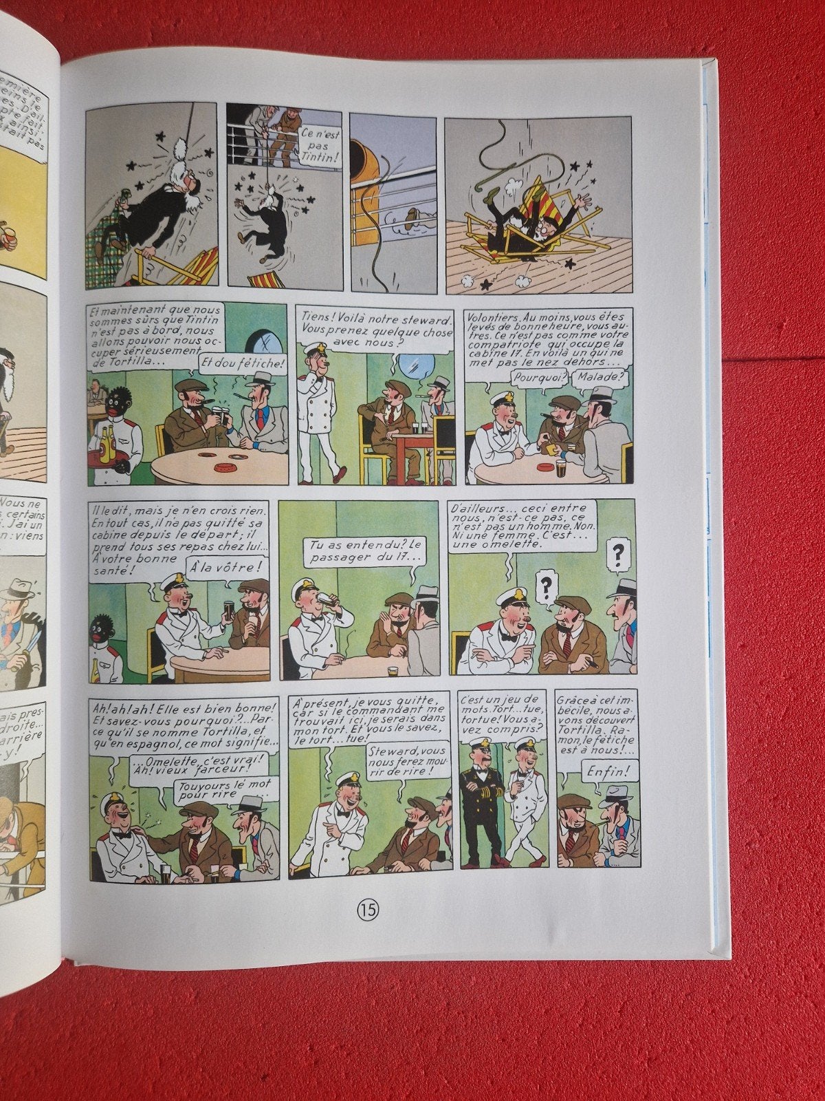 bd tintin l oreille cassée, Enlèvement ou Envoi