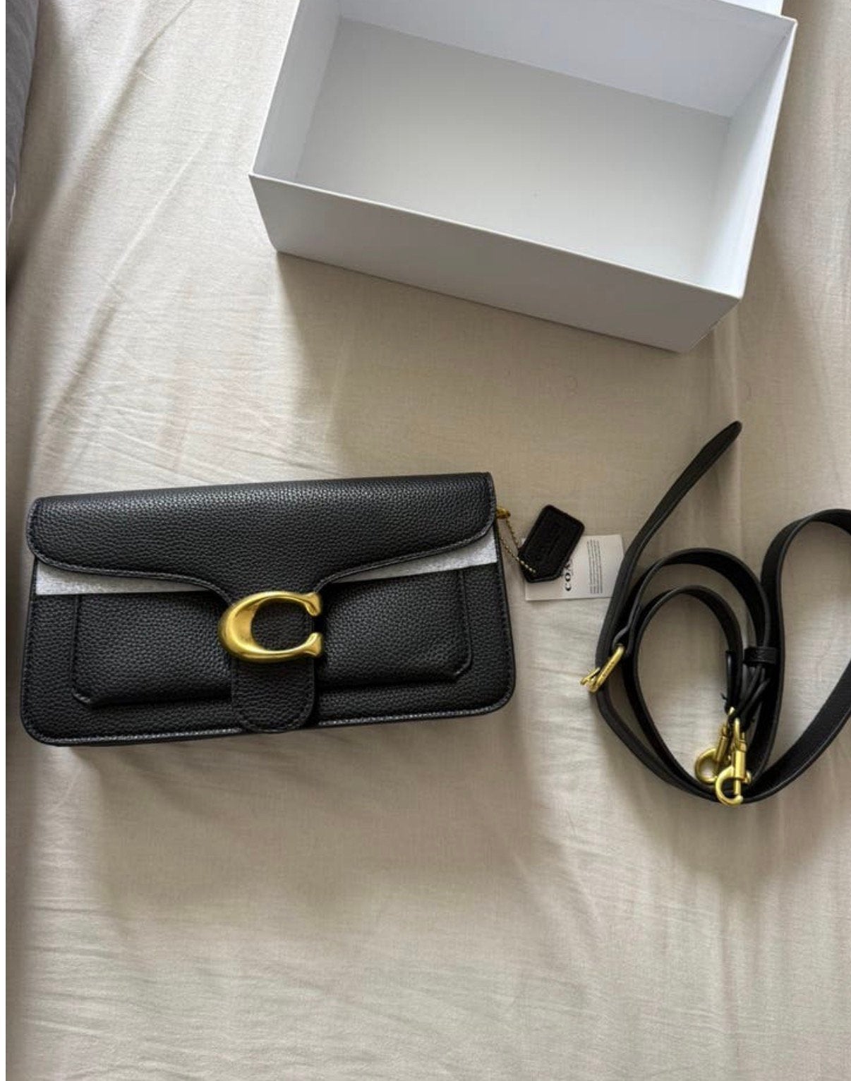 Coach tas, Ophalen of Verzenden, Nieuw, Zwart, Leder