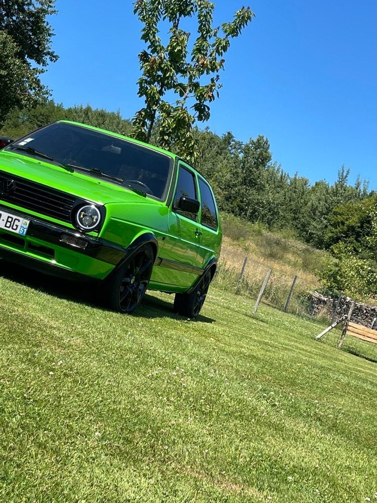 Golf 2, Autos, Volkswagen, Euro 5, Boîte manuelle, Tissu, Vert