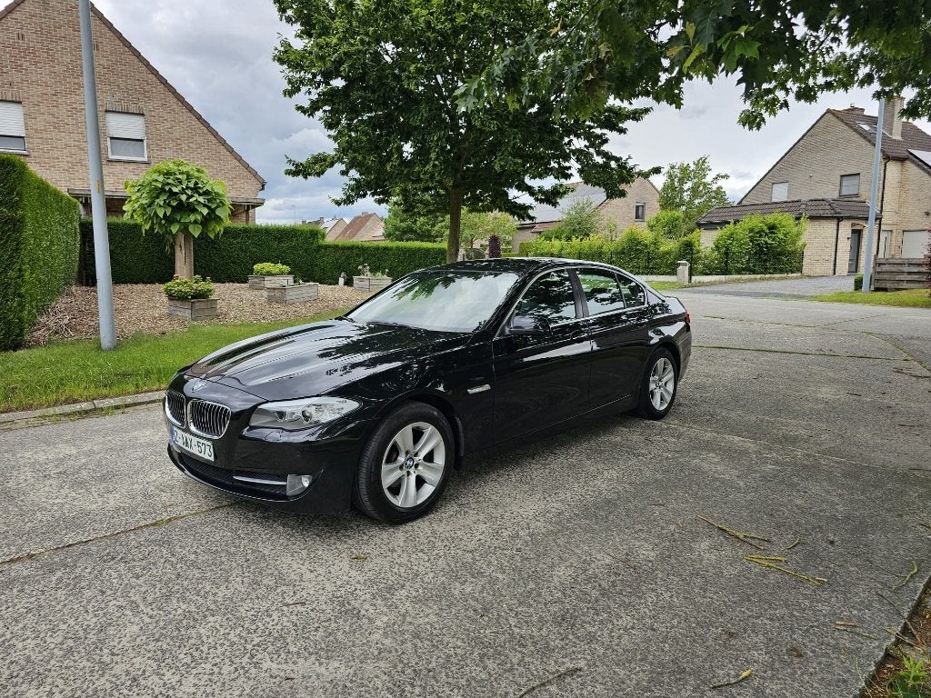 BMW 520i  Gekeurd voor verkoop!!!, Automaat, Zwart, Zwart, Leder