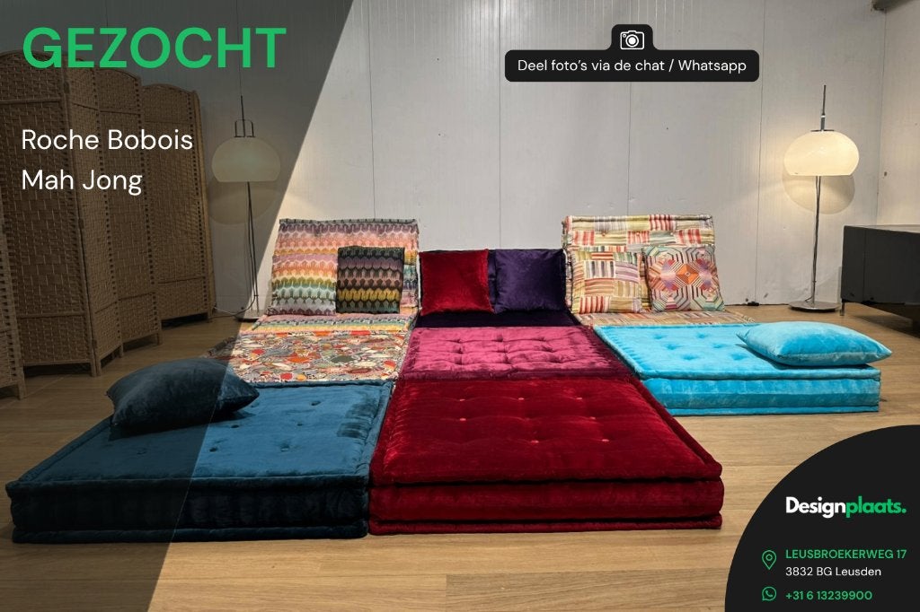 RECHERCHE : Roche Bobois Mah Jong — Achat immédiat, Enlèvement ou Envoi, Design Bankstellen Roche Bobois