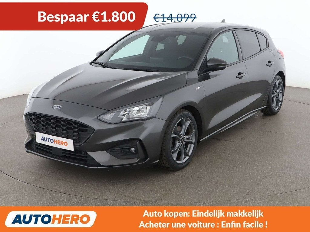 Ford Focus 1.0 EcoBoost Mild-Hybrid ST-Line (bj 2020), Auto's, Stof, Gebruikt, https://public.car-pass.be/vhr/9f701bba-0c9b-47c8-ae83-091edccca34a