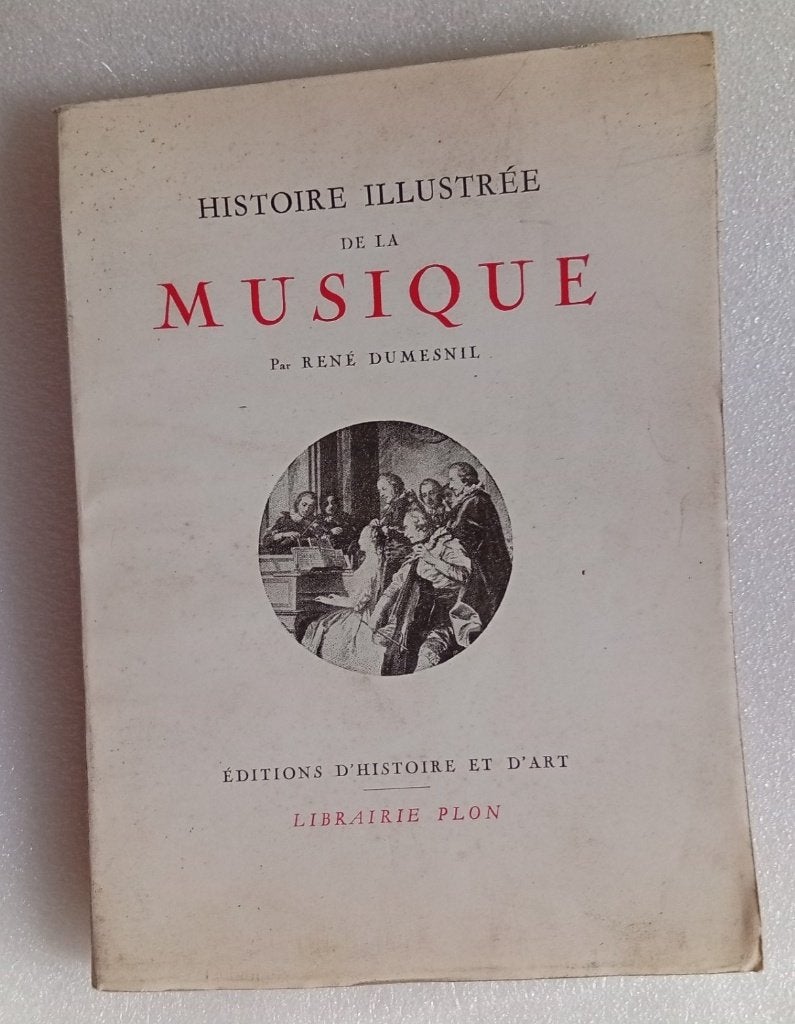 René ESNIL Histoire de la Musique illustrée, 1934, Ophalen of Verzenden
