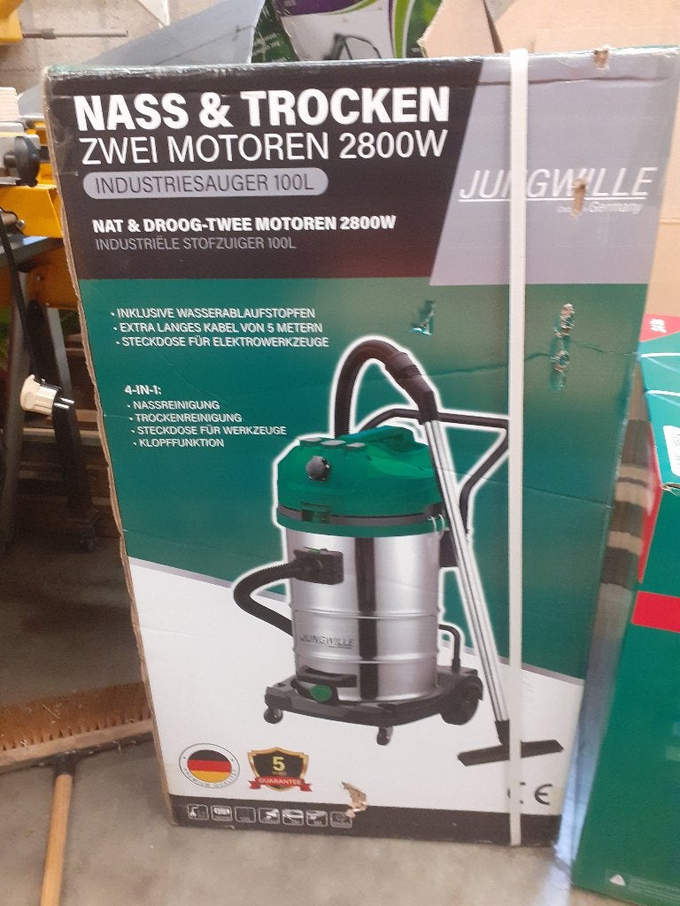 stofzuiger, voor nat en droog, Bricolage & Construction, Matériel de nettoyage, Enlèvement, Neuf, Autres types