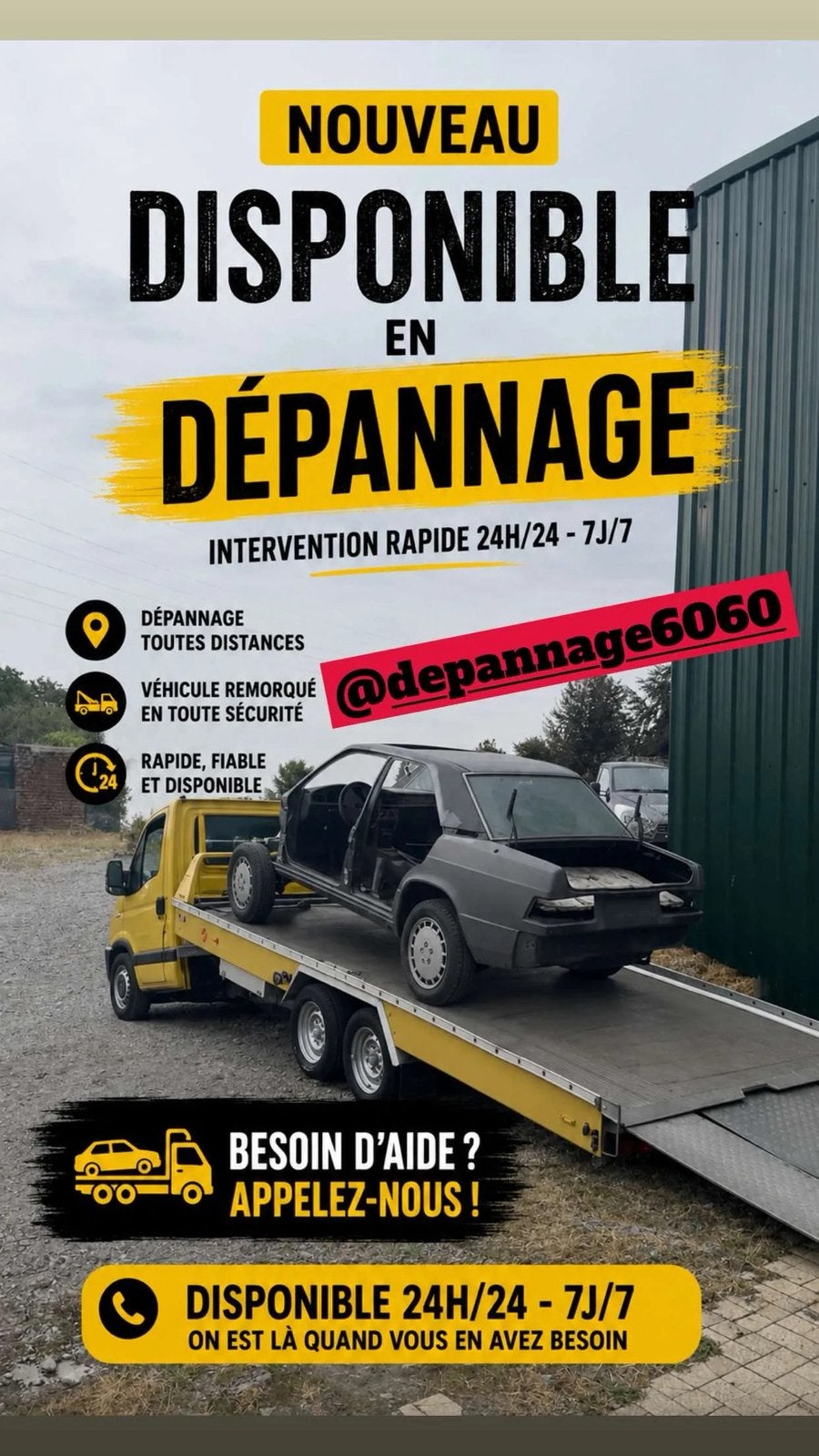Depannage Region Charleroi, Enlèvement ou Envoi
