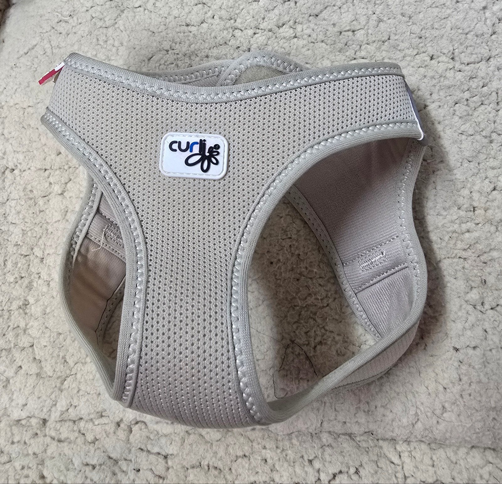 Curli Air-Mesh Hondentuigje – Maat M – Zand / Beige, Ophalen of Verzenden, Zo goed als nieuw