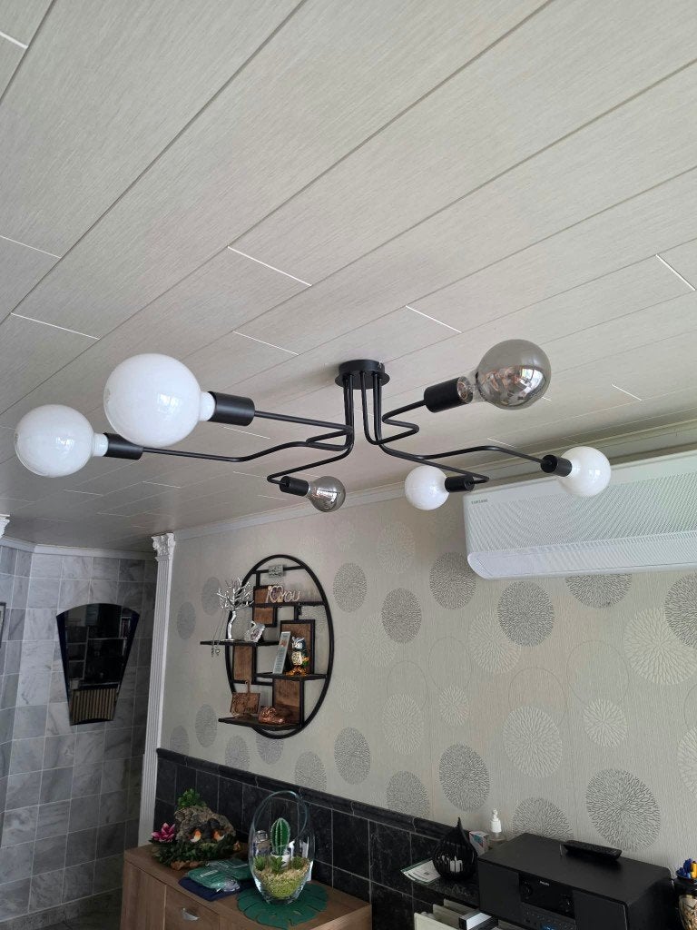 verlichting, Ophalen, 100 cm, Zwart, LED