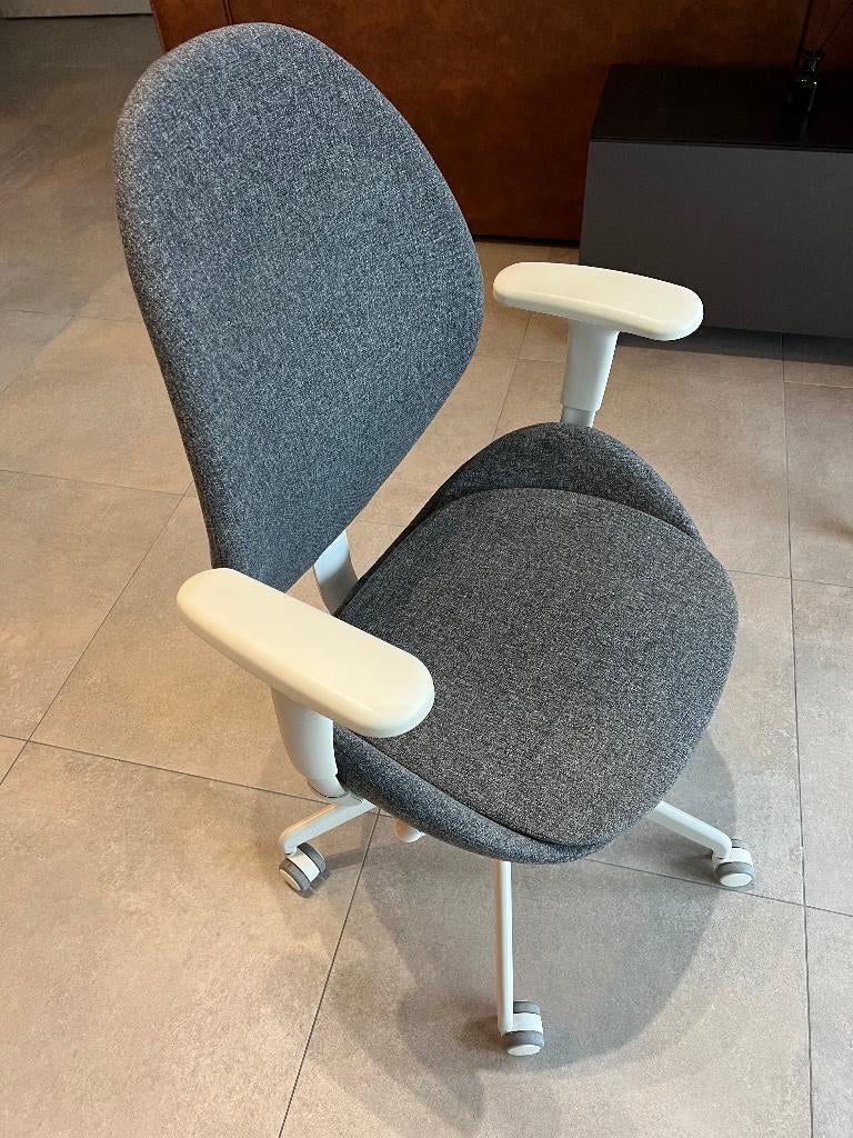 Chaise de bureau IKEA Hattefjäll, Gris, Enlèvement, Utilisé, Chaise de bureau
