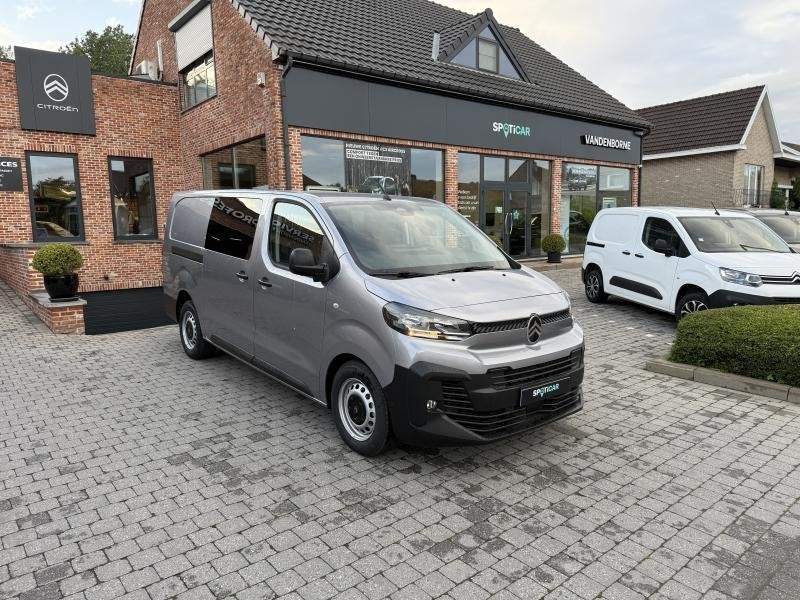 Citroen Jumpy Dubbele Cabine 30500+BTW, Autos, Citroën, Entreprise, Jumpy Combi, Air conditionné, Bluetooth, Cruise Control, Avertisseur d'angle mort