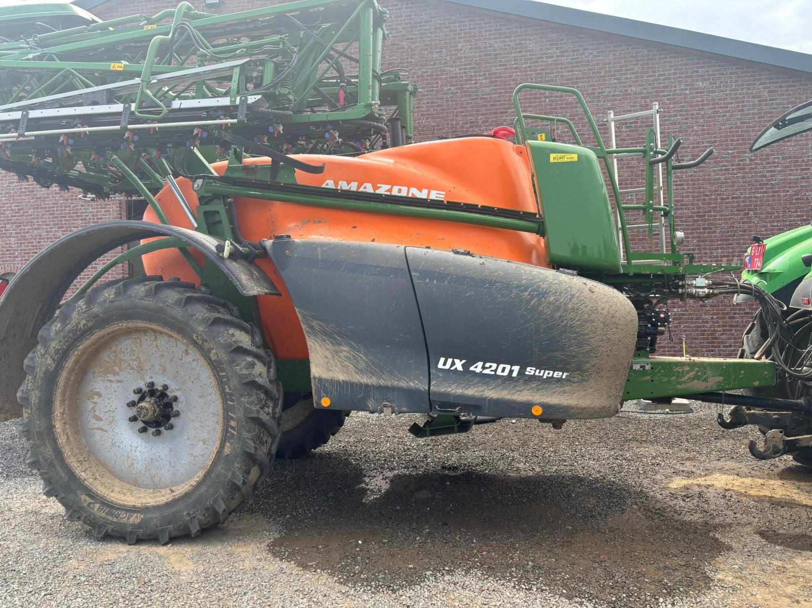 Amazone UX 4201 super, Ophalen