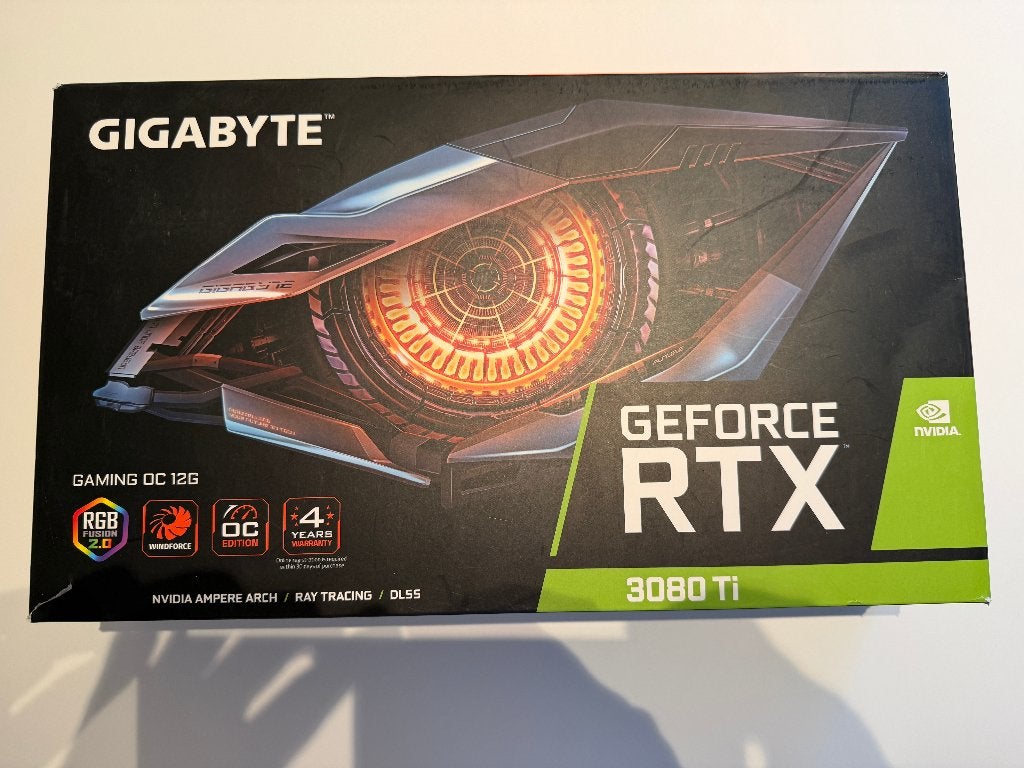 Gigabyte RTX 3080Ti, Informatique & Logiciels, Enlèvement ou Envoi, GDDR6, Comme neuf, HDMI