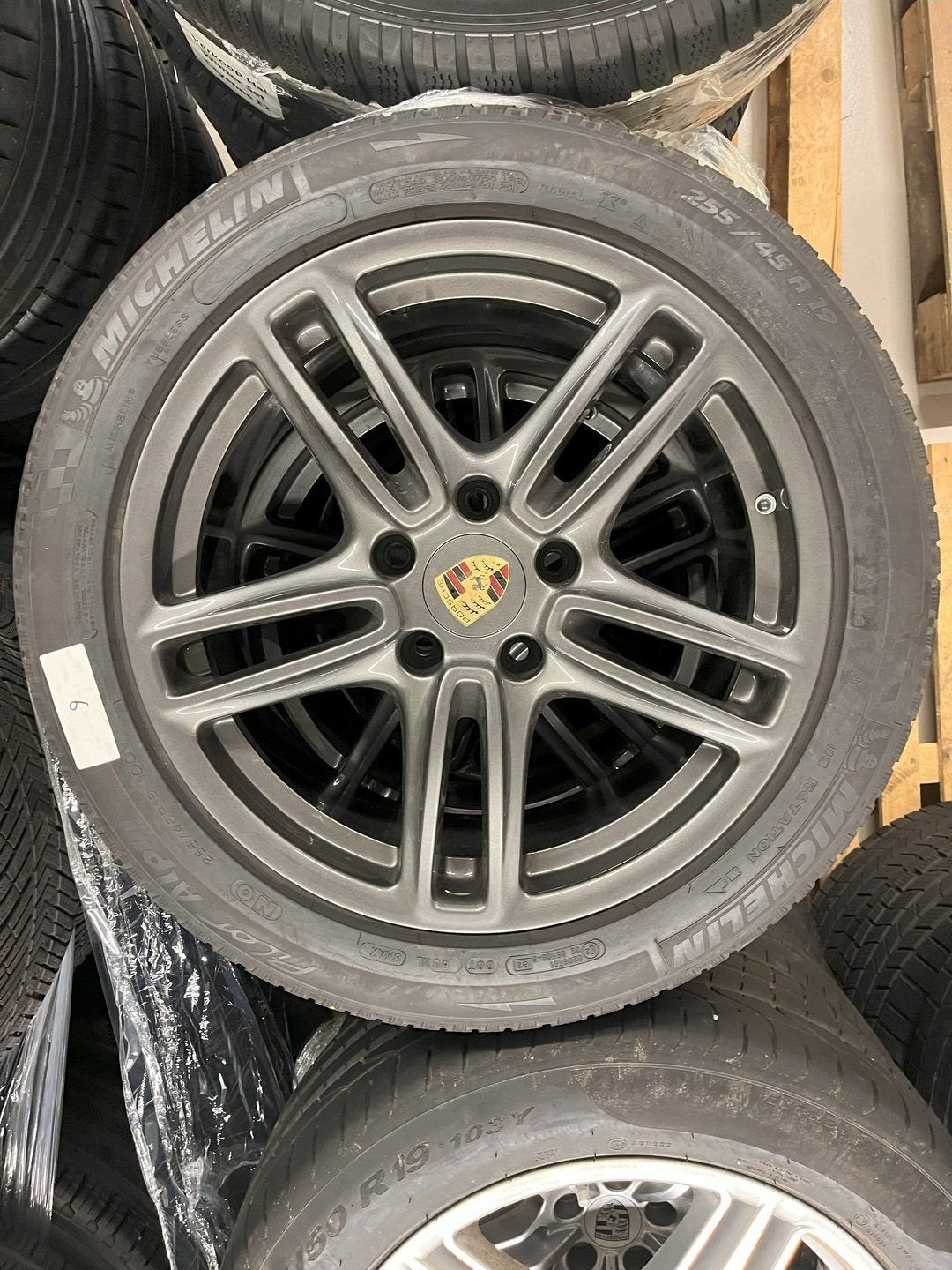 4x Originele Michelin Pilot Alpin NO winterbanden voor Porsc, Gebruikt, 255 mm, -, -