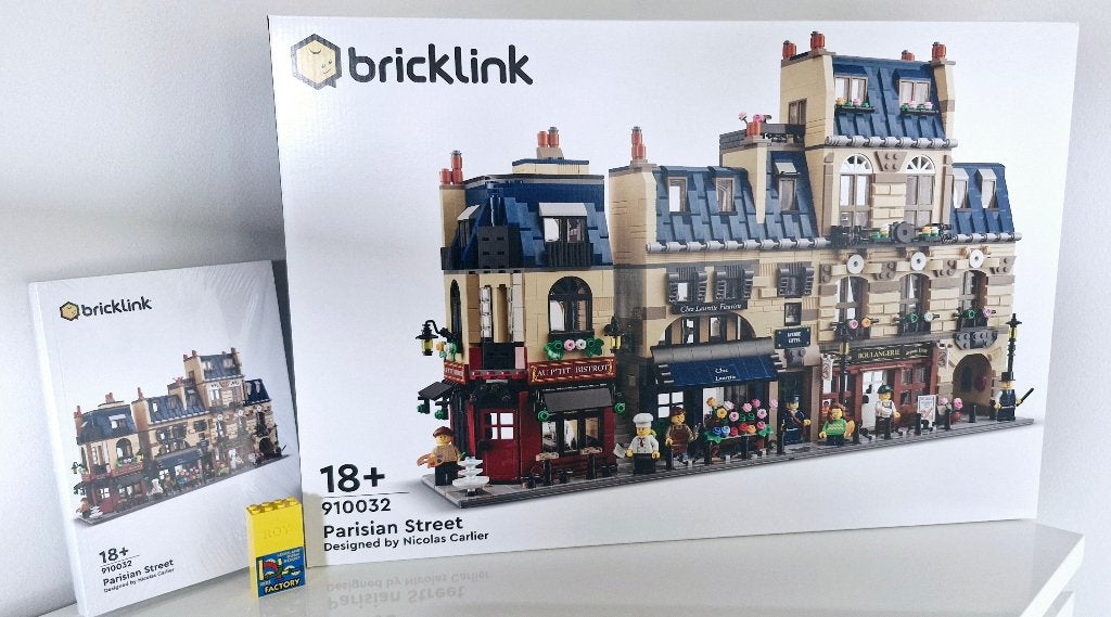 Lego 910032 Bricklink Parisian Street + gedrukte handleiding, Overige thema's, Inclusief instructies, Lego, Nieuw
