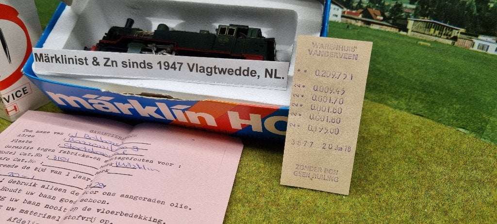 Marklin 3101 96.002 NMBS SNCB Belgische tenderlok, Wisselstroom, Locomotief, Nieuw, Ophalen of Verzenden